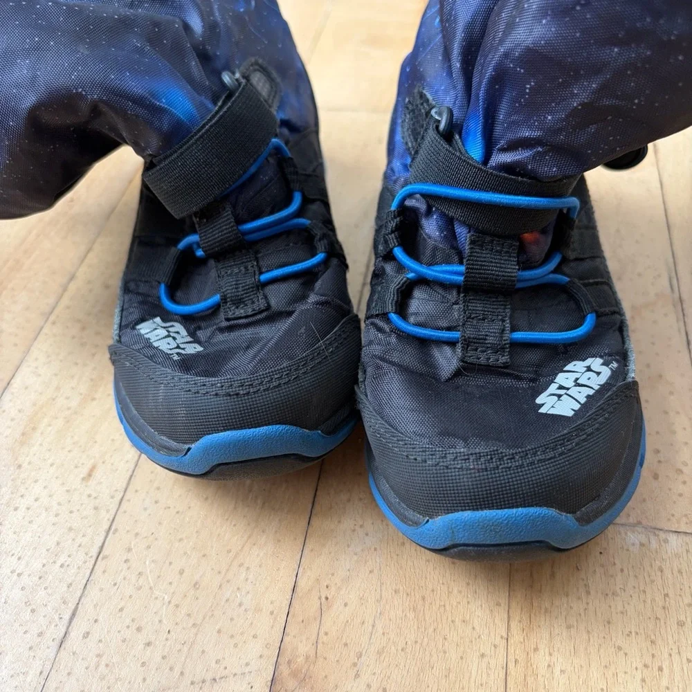 Stride Rite Toddler Made 2 Play Star Wars Sneaker Winter Boot, Black Size 10.5 W